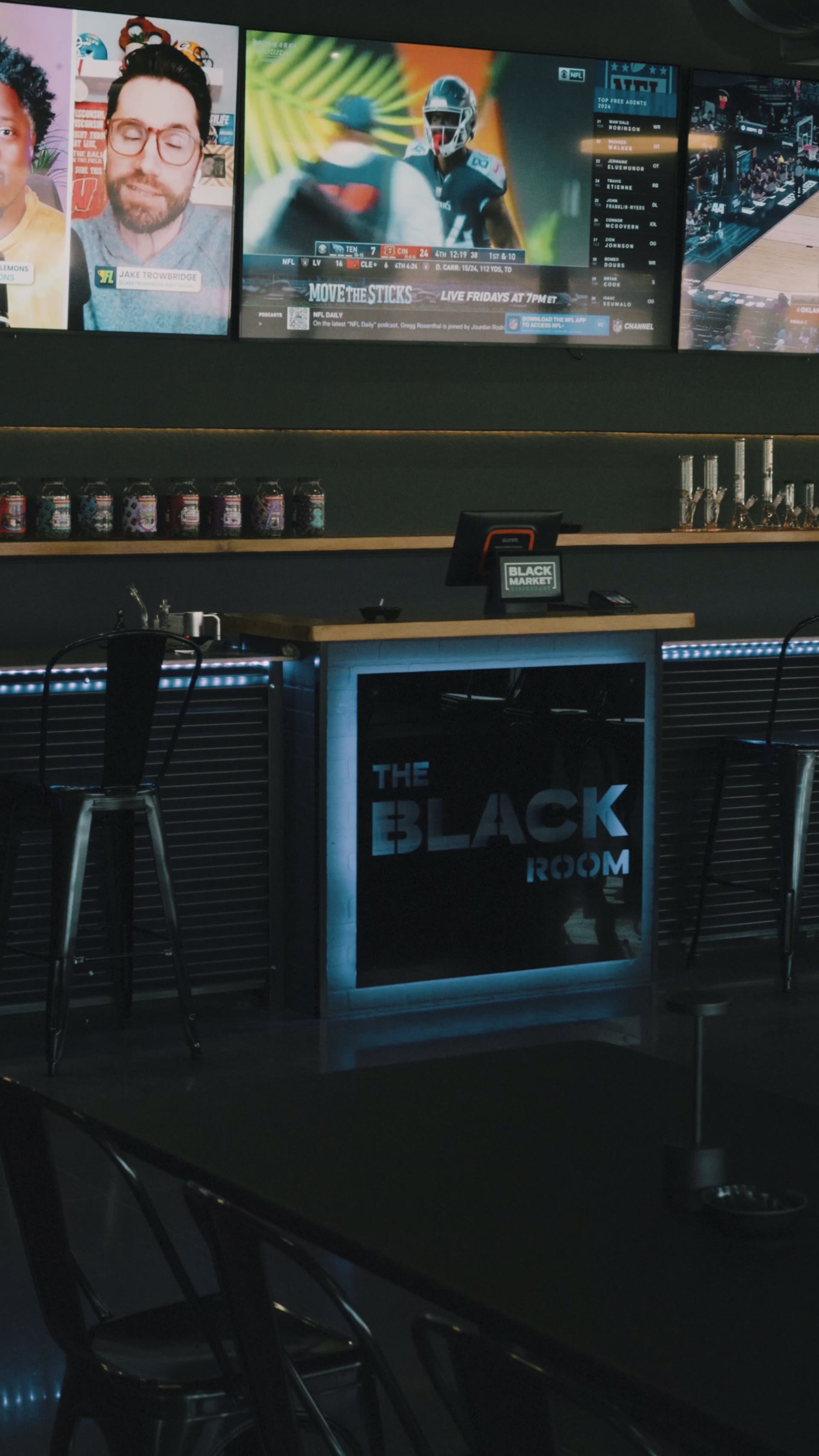 The Black Room lounge bar